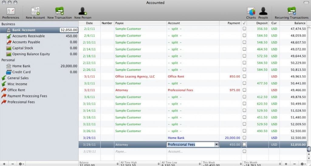 desktop accounting software for mac